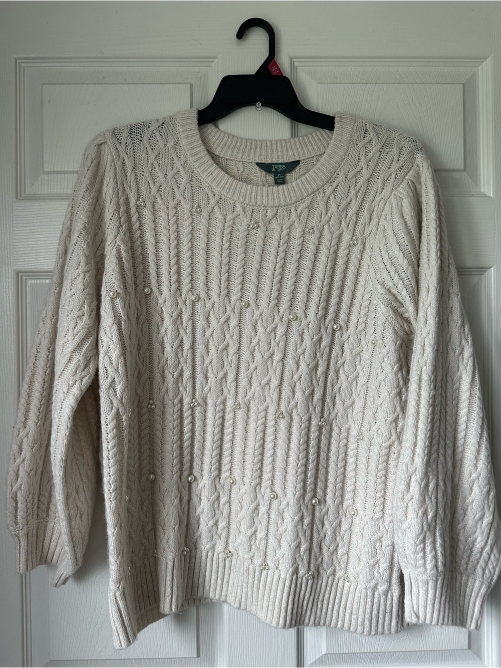 Terra and Sky Pearl Sweater NEW WITH TAGS